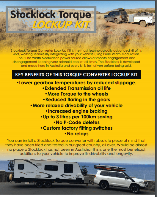 StockLock Converter Lock up Kits - Radius Fabrications