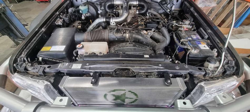 CUSTOM INTERCOOLER TO SUIT TOYOTA LANDCRUISER 79 SERIES ULTIMATE FRONT MOUNT INTERCOOLER KIT
