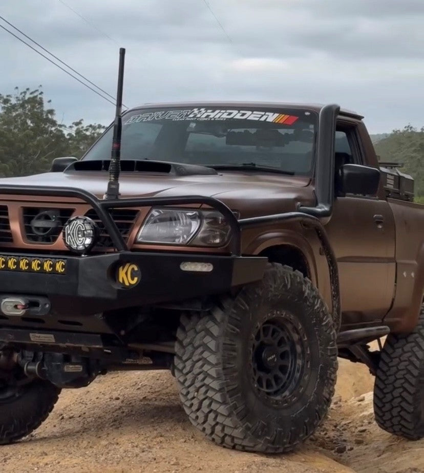 Stainless Snorkel to suit Nissan GU Patrol (Series 1-3) Low Cut