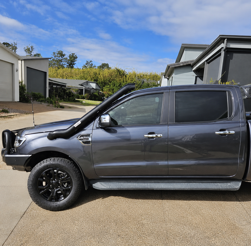 Stainless Snorkel to suit PX1, PX2 & PX3 Ford Ranger Passenger Side(Bi-Turbo) Mid Entry