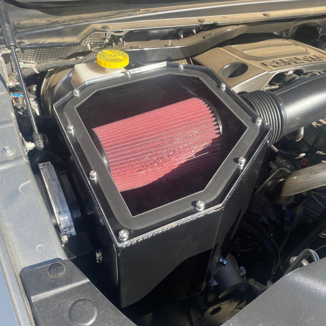 Dodge Ram 1500 DT 5" Petrol Airbox - Radius Fabrications - Airbox