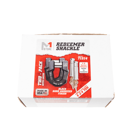 Solid & Rated Redeemer Shackle - Radius Fabrications - Recovery